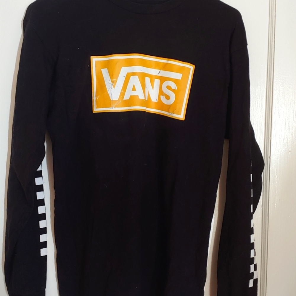 Mens long sleeve Vans t-shirt